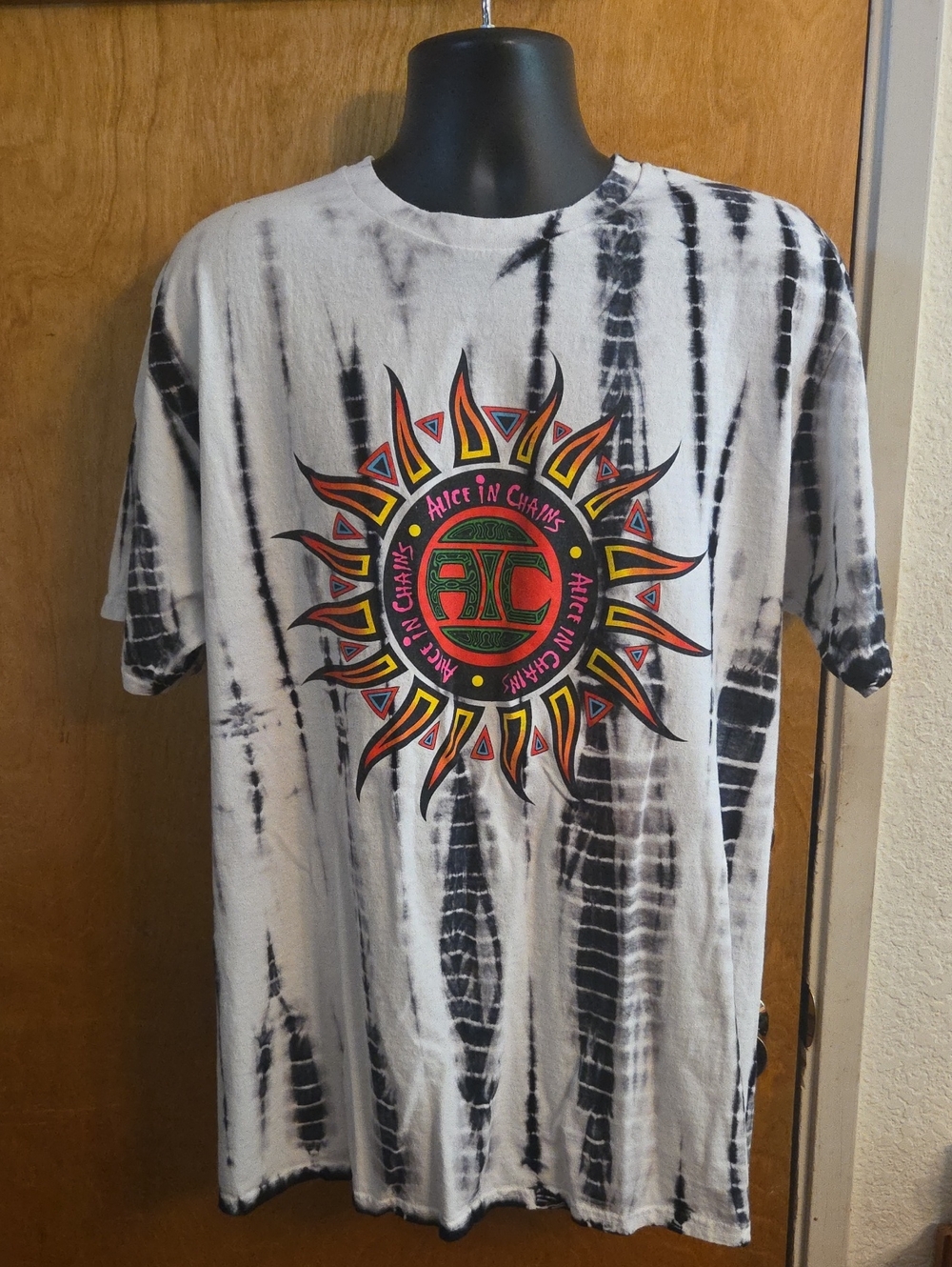 Alice In Chains Sun Tie-Dye T-Shirt Size XL